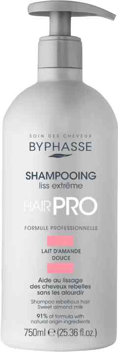 Шампунь для непослушных волос разглаживающий Byphasse Hair Pro Liss Extreme