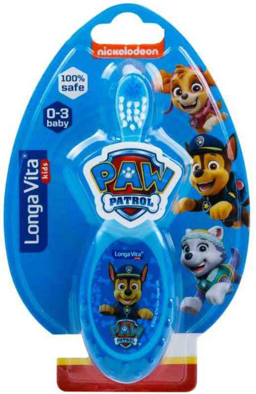Зубная щетка детская Longa Vita Kids Paw Patrol от 0 до 3 лет
