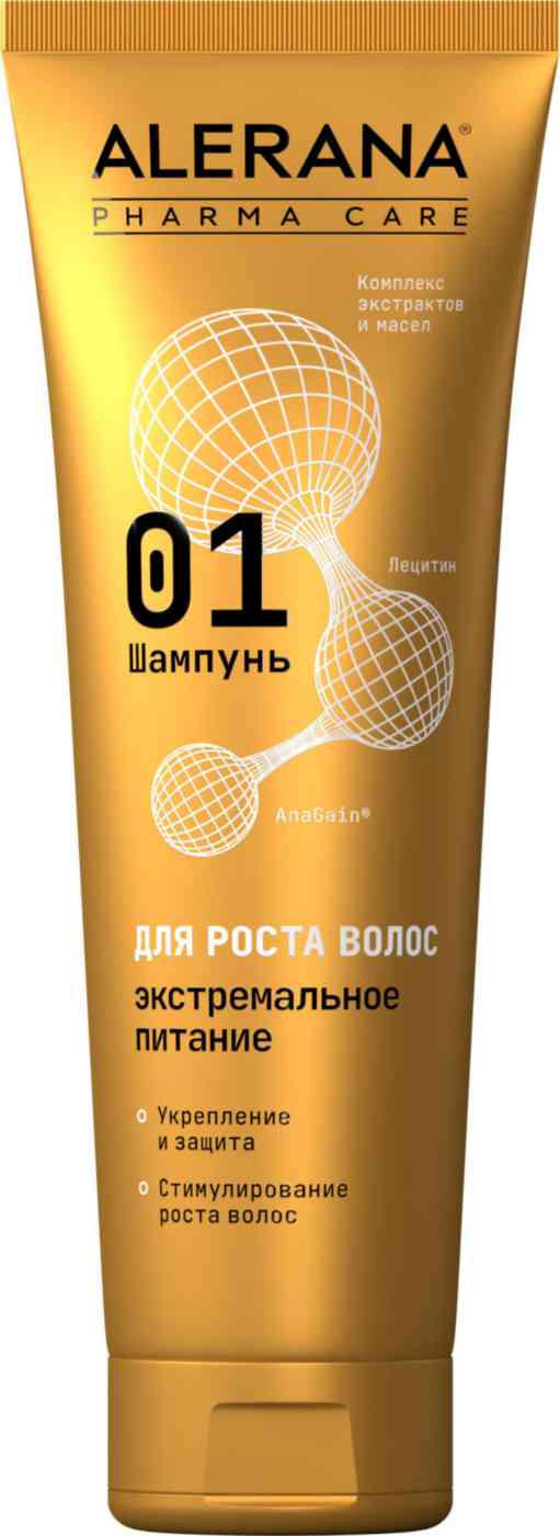 Шампунь для волос Alerana Pharma Care 01 экстремальное питание для роста волос