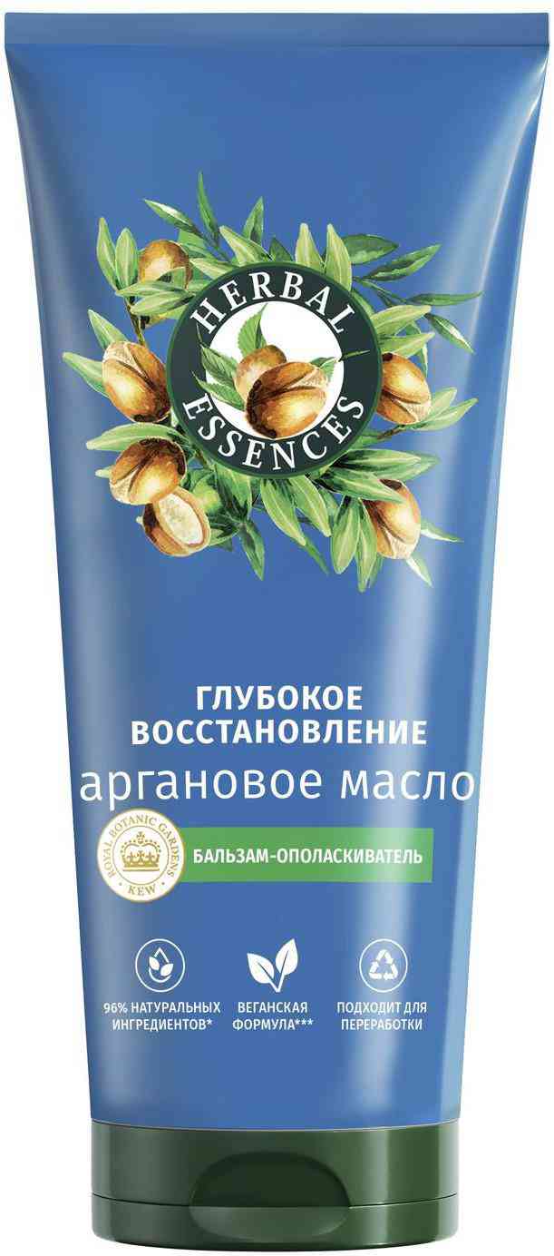 Бальзам-ополаскиватель для поврежденных волос Herbal Essences Глубокое восстановление Аргановое масло