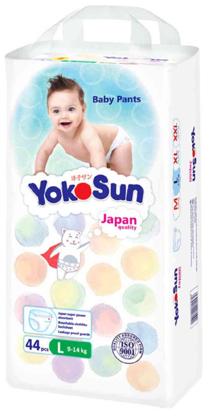 Подгузники-трусики YokoSun L (9-14 кг)