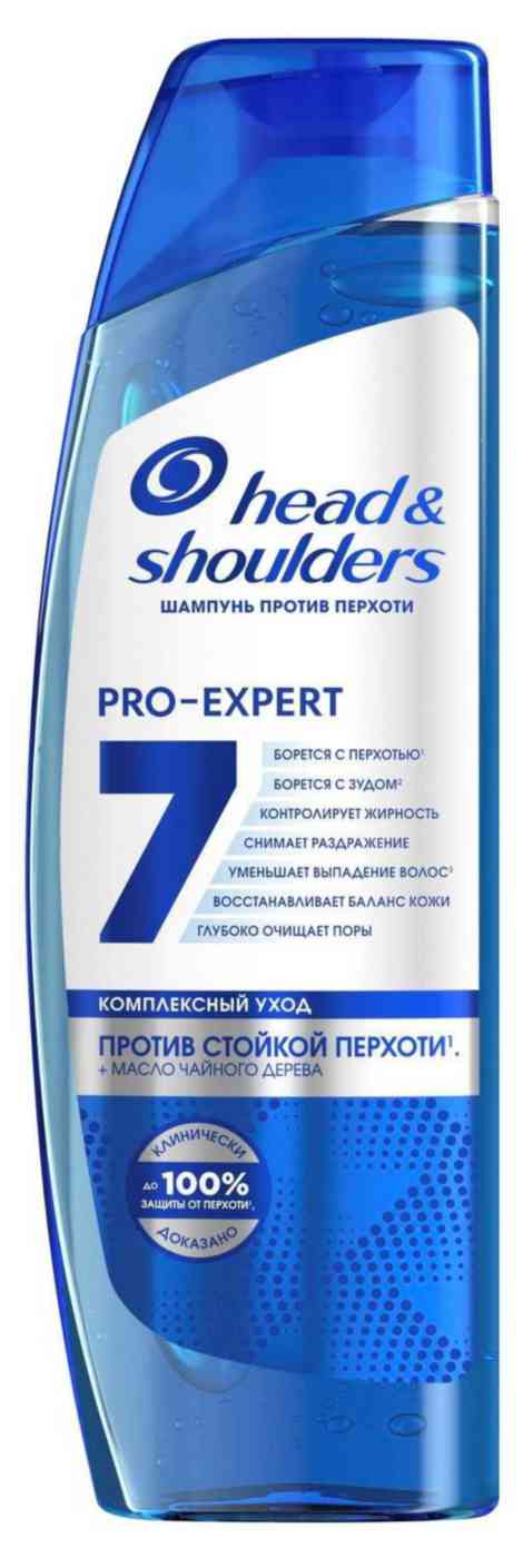 Шампунь против стойкой перхоти Head & Shoulders Pro-Expert 7 масло чайного дерева