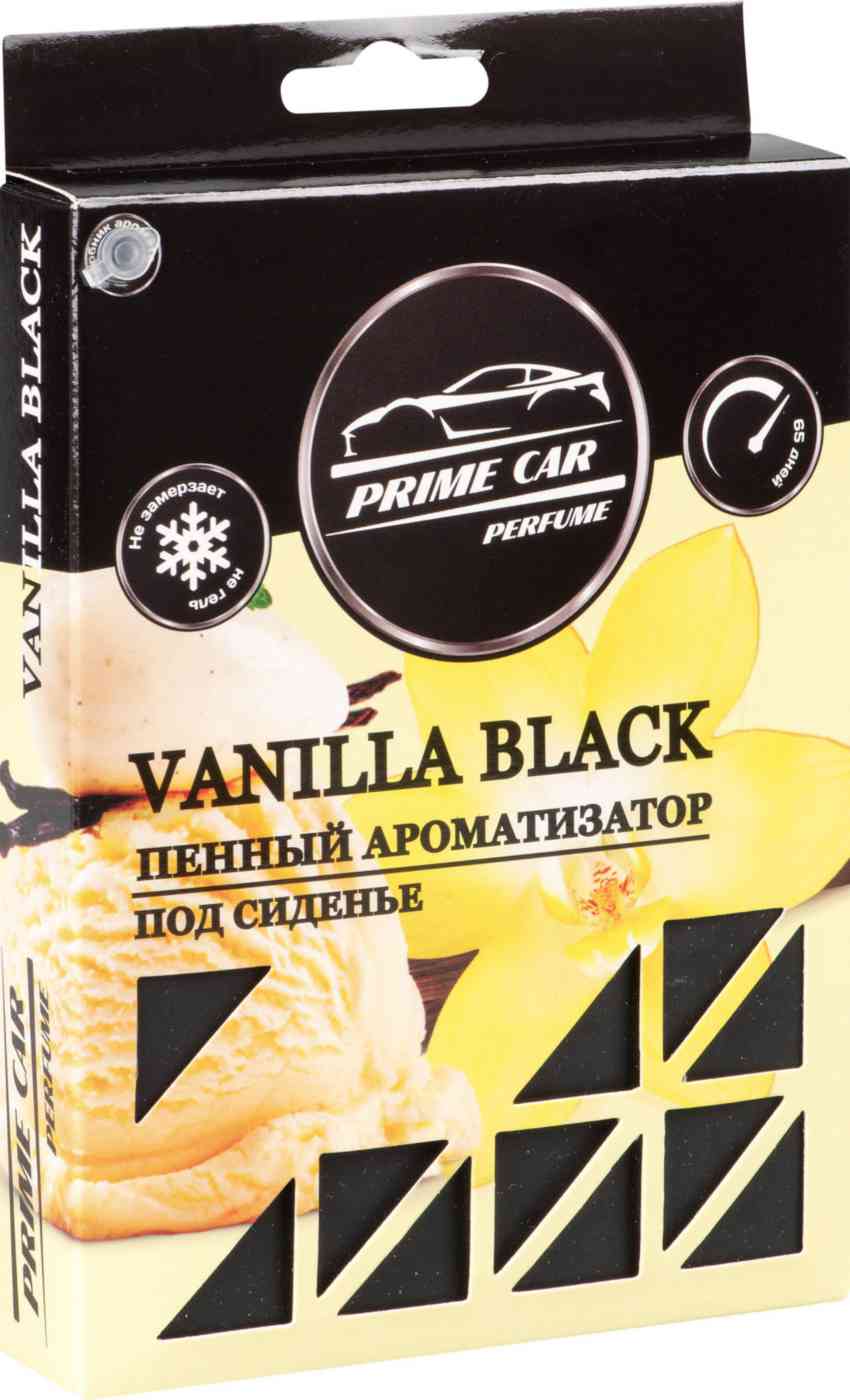 Ароматизатор для автомобиля под сиденье Prime Car perfume Vanilla Black