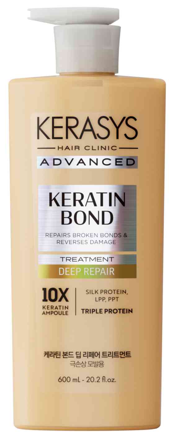 Бальзам для ломких, секущихся волос KeraSys Advanced Keratin Bond Глубокое восстановление
