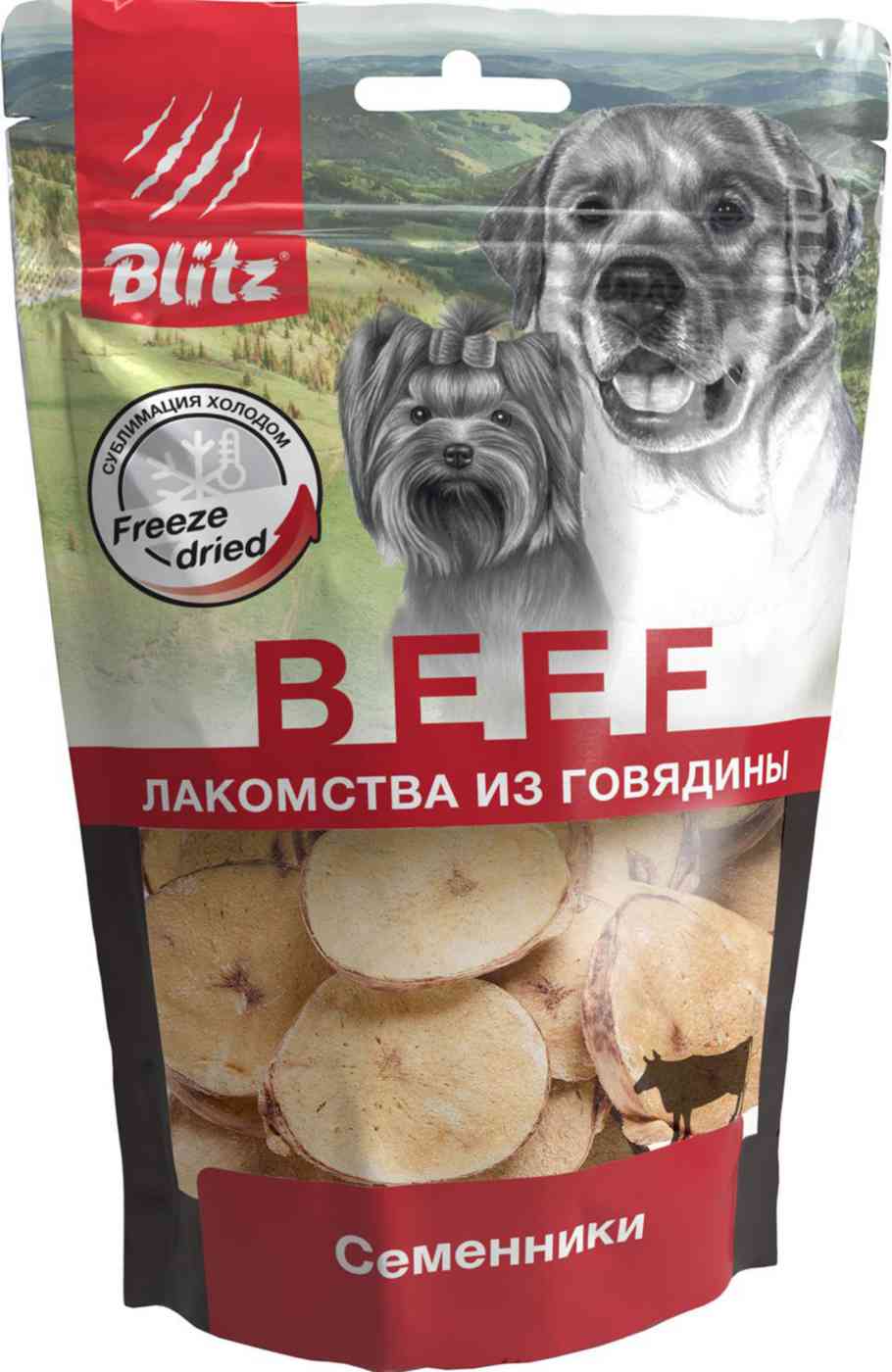 Лакомство для собак сублимированное Blitz Семенники