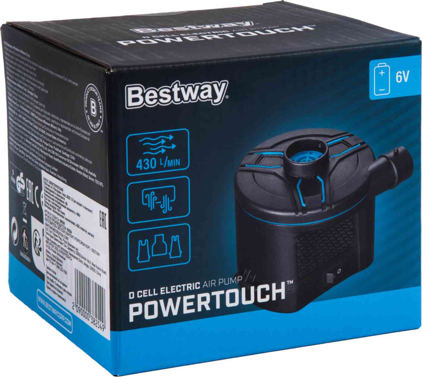 Насос электрический воздушный Bestway PowerTouch 62254