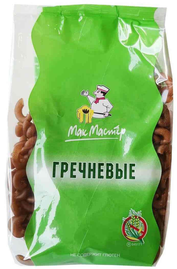 Макаронные изделия Мак Мастер Рожок гречневый без глютена
