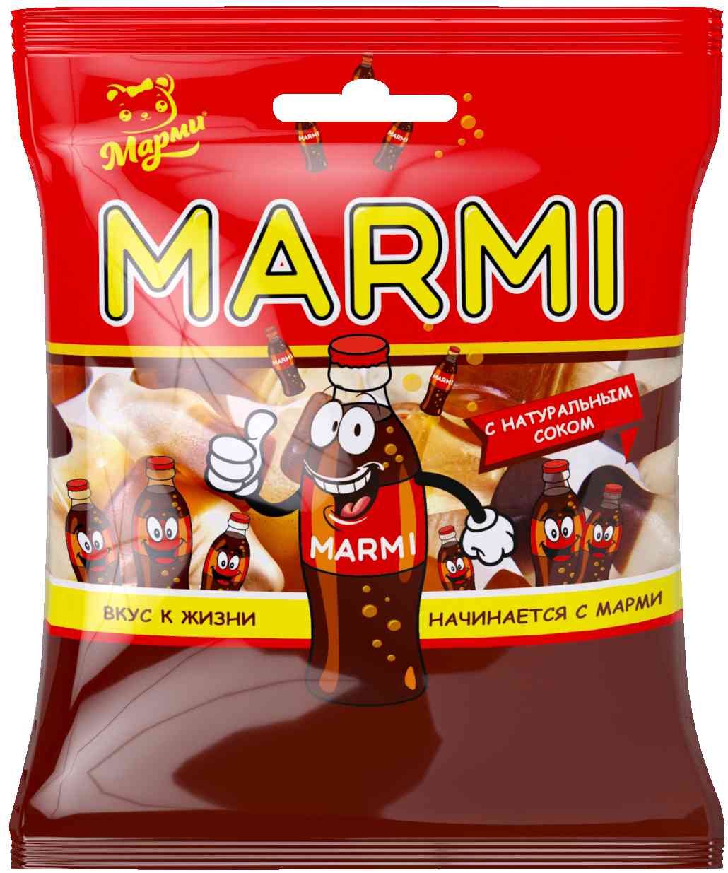 Мармелад жевательный Marmi бутылочки кола