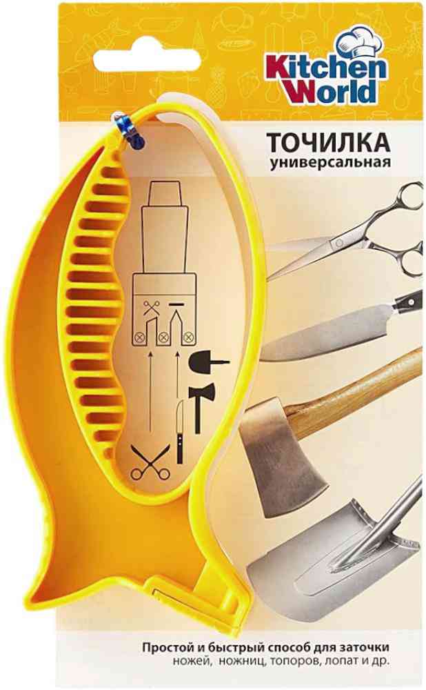 Точилка для ножей Kitchen World Рыбка цвет