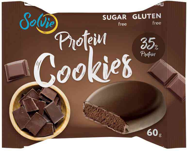 Печенье протеиновое Solvie Protein Cookies шоколад