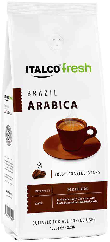 Кофе в зёрнах Italco Arabica Brazil