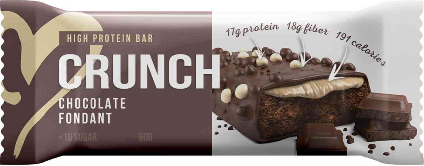 Батончик протеиновый Crunch шоколадный фондан