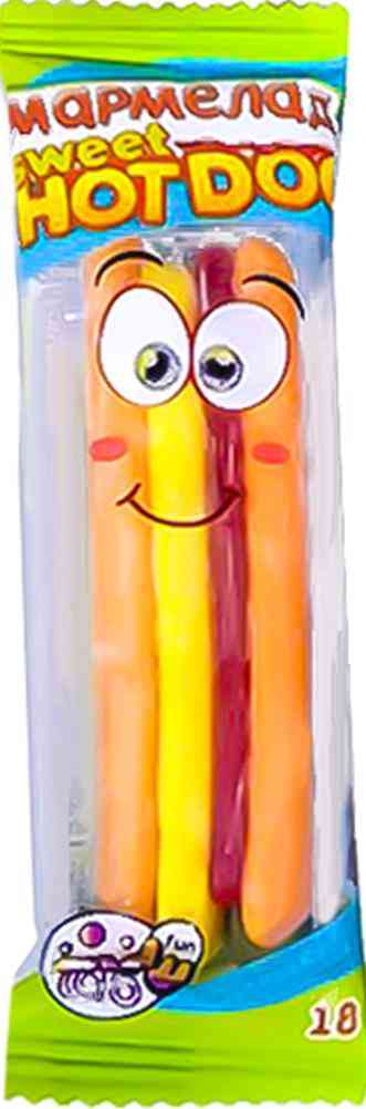 Мармелад жевательный Fun Candy в форме хотдога