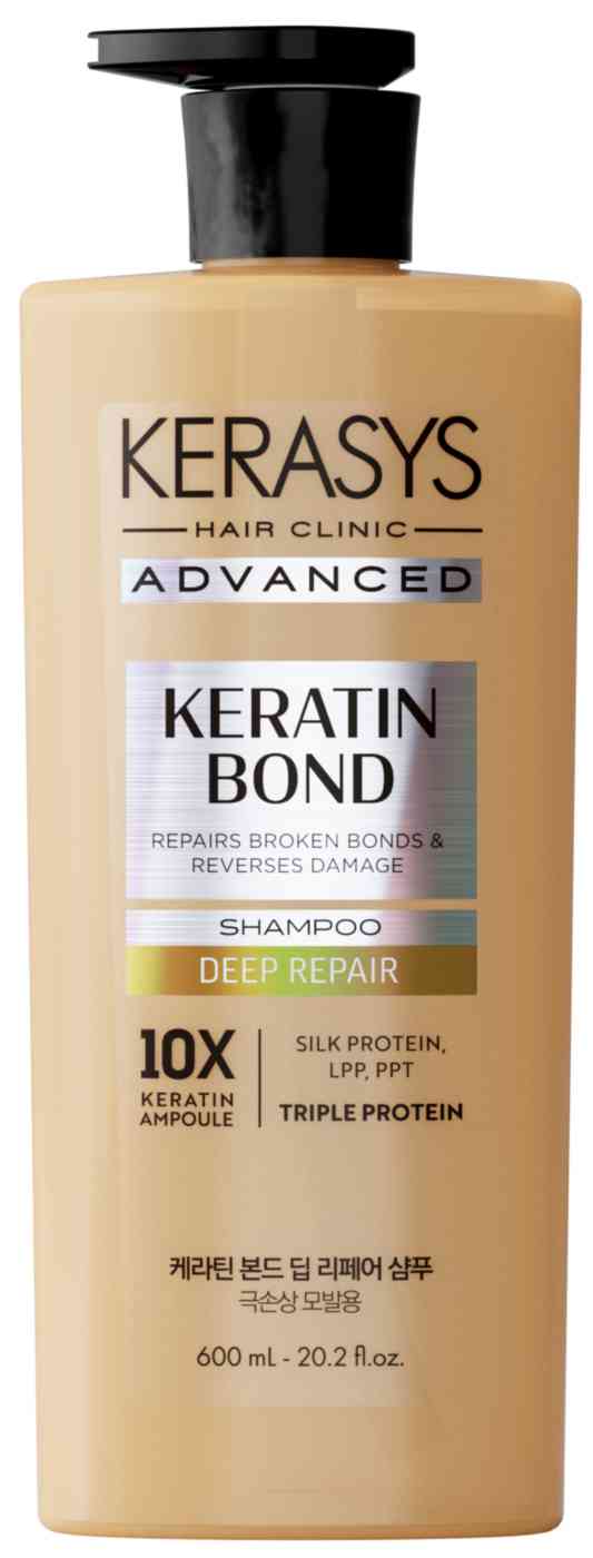 Шампунь для ломких, секущихся волос KeraSys Advanced Keratin Bond Глубокое восстановление