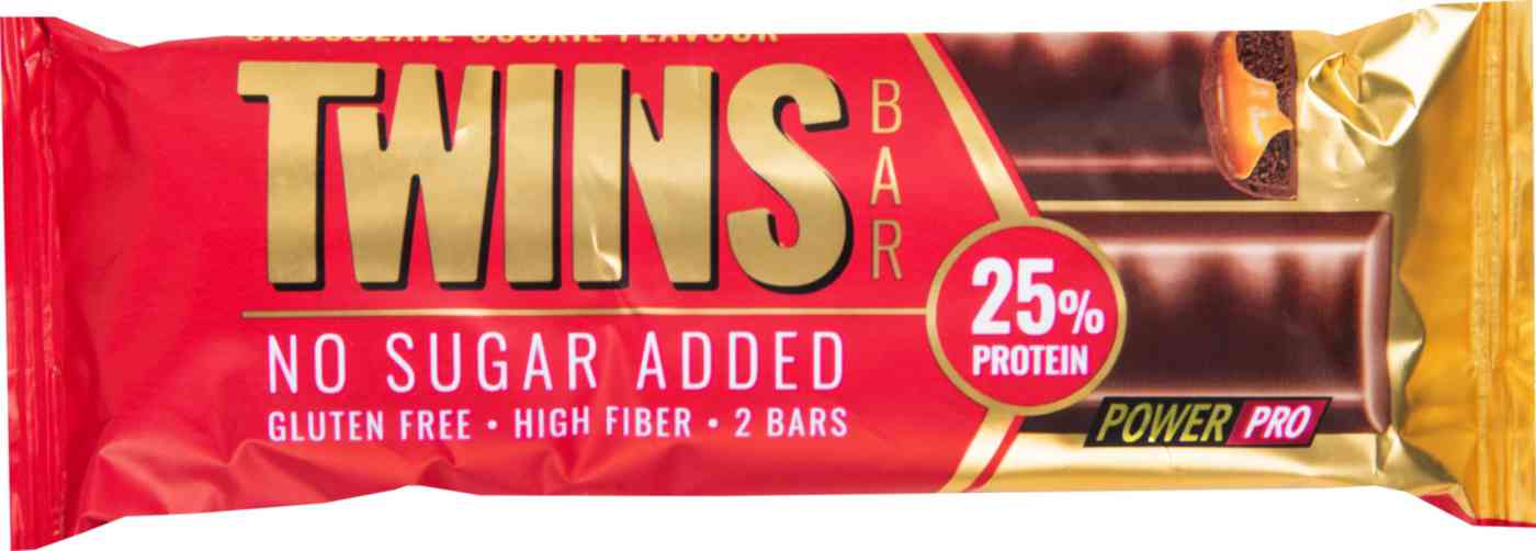 Батончик протеиновый Power Pro Twins Bar шоколадное печенье