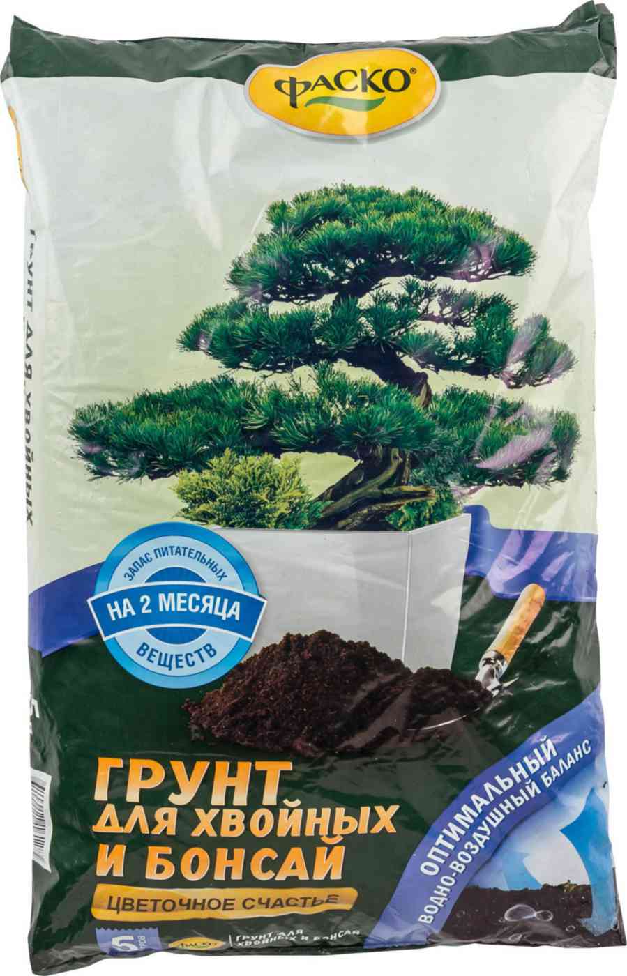 Грунт Фаско Цветочное счастье для хвойных и бонсай