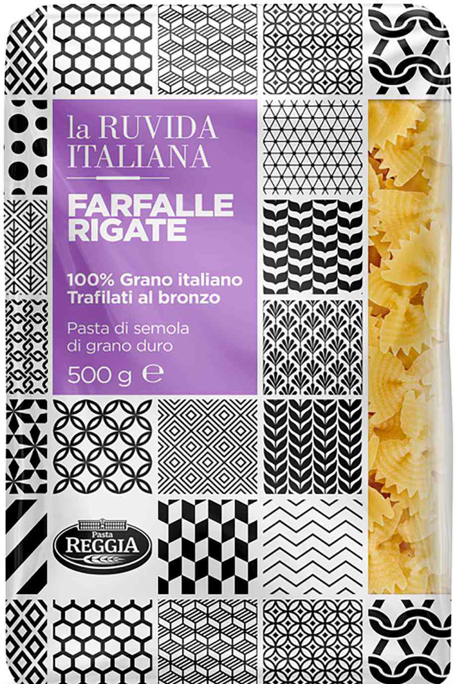 Макаронные изделия Pasta Reggia Farfalle Rigate La Ruvida Italiana