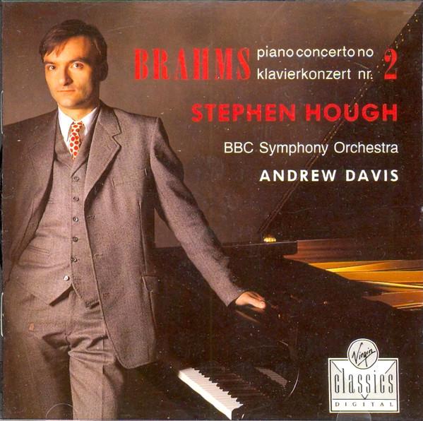 CD JOHANNES BRAHMS - STEPHEN HOUGH, BB - Piano Concerto No. 2 VC7911382 Virgin Classics 1990 UK Classical Used brown RecordCityJP