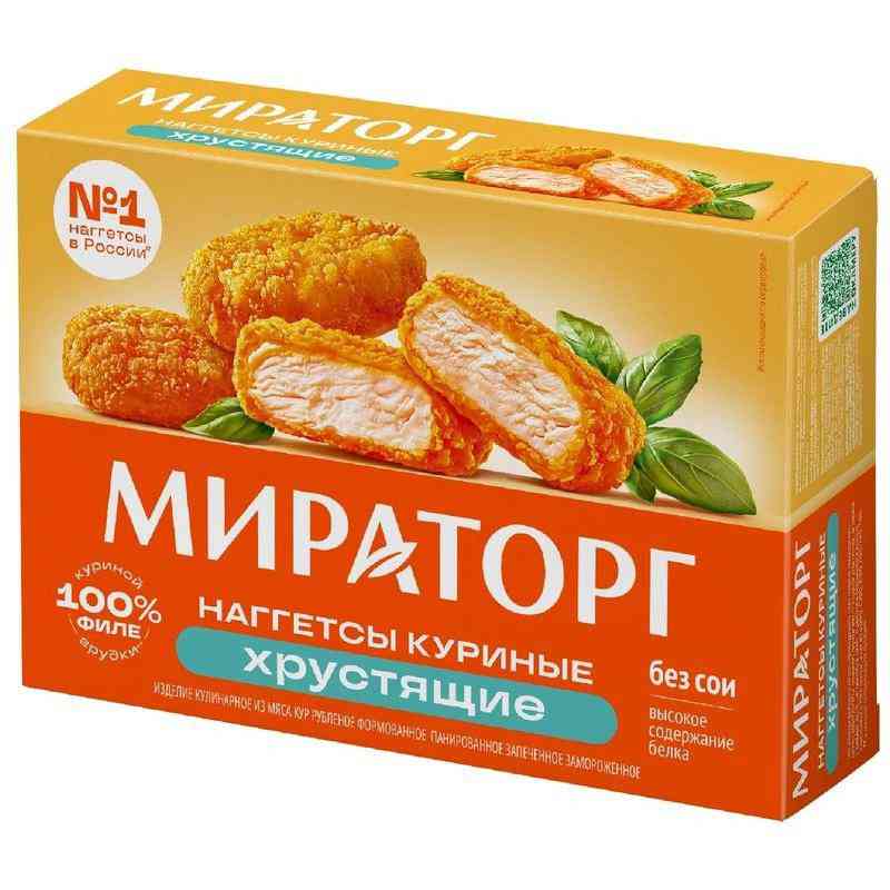 Наггетсы куриные Мираторг Хрустящие