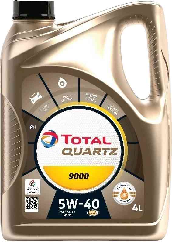 Масло моторное синтетическое Total Quartz 9000 5W-40