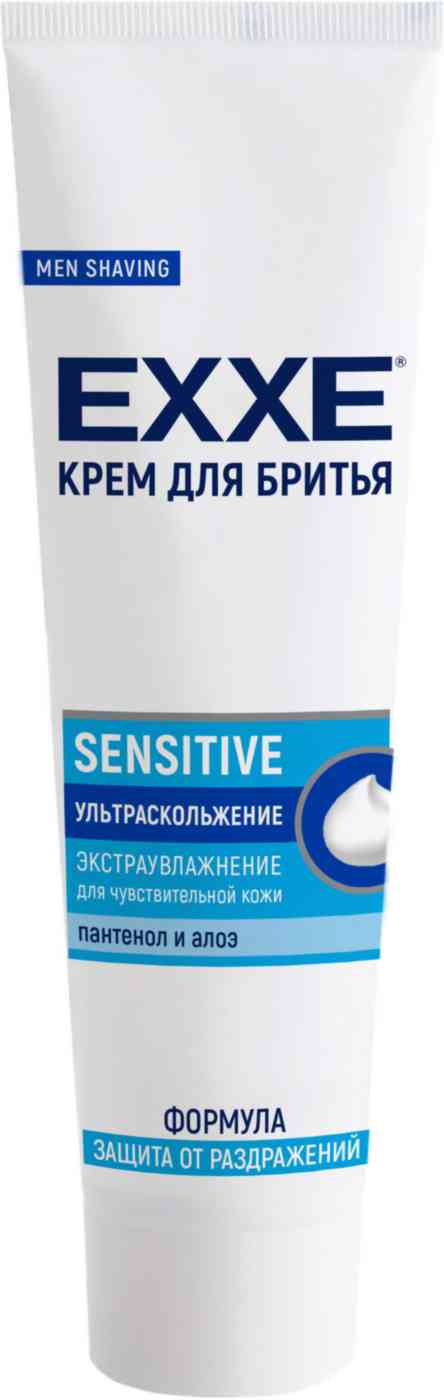 Крем для бритья для чувствительной кожи Exxe Sensitive Ультраскольжение
