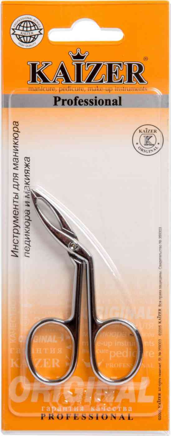 Пинцет-ножницы для бровей Kaizer Professional