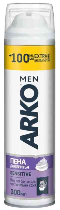 Пена для бритья Arko Men Sensitive для чувствительной кожи