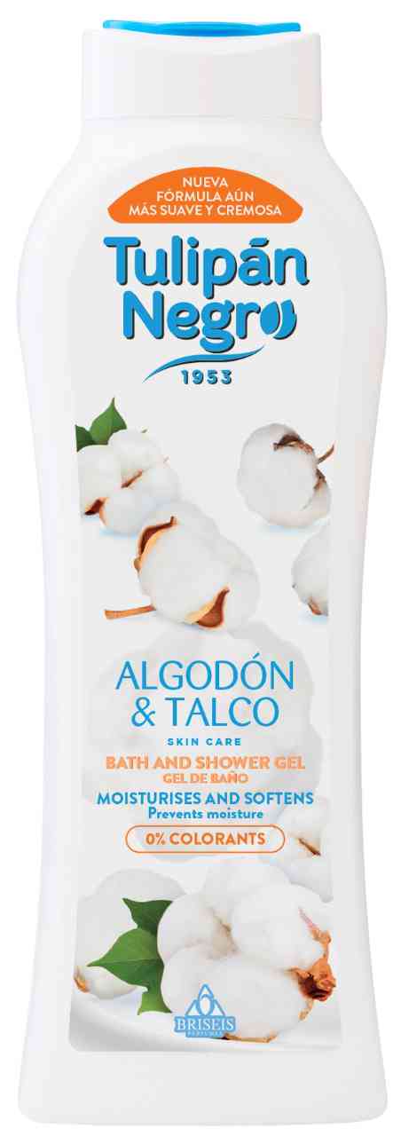Гель для душа Tulipan Negro Algodon & Talco