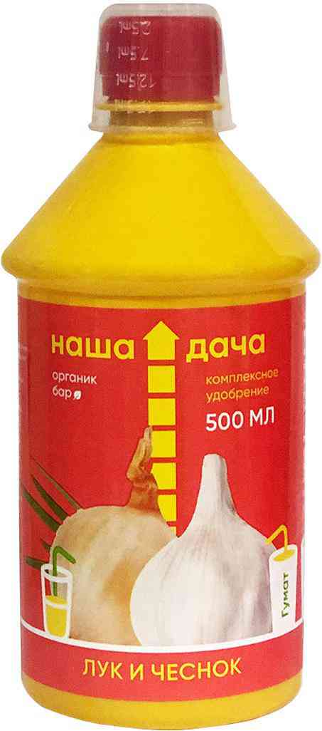Удобрение гумат Наша Дача для лука и чеснока
