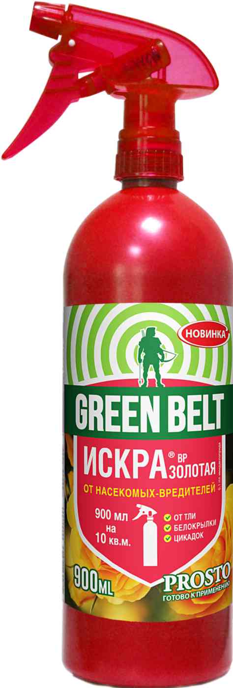 Инсектицид спрей Green Belt Золотая искра от насекомых-вредителей