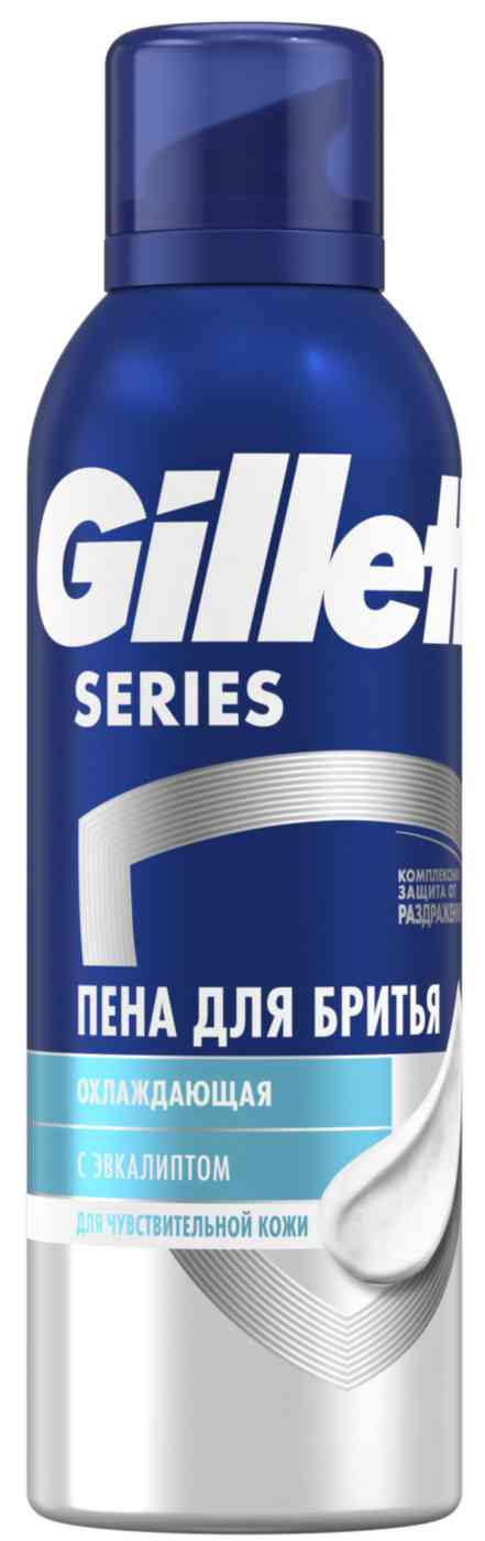 Пена для бритья охлаждающая Gillette Series с эвкалиптом