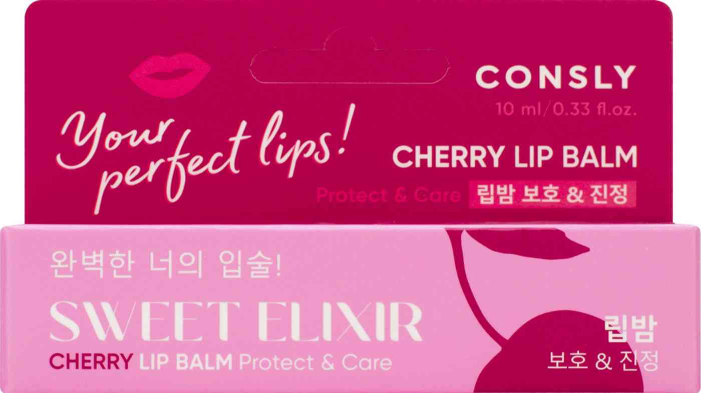 Бальзам для губ Consly Sweet Elixir Вишня