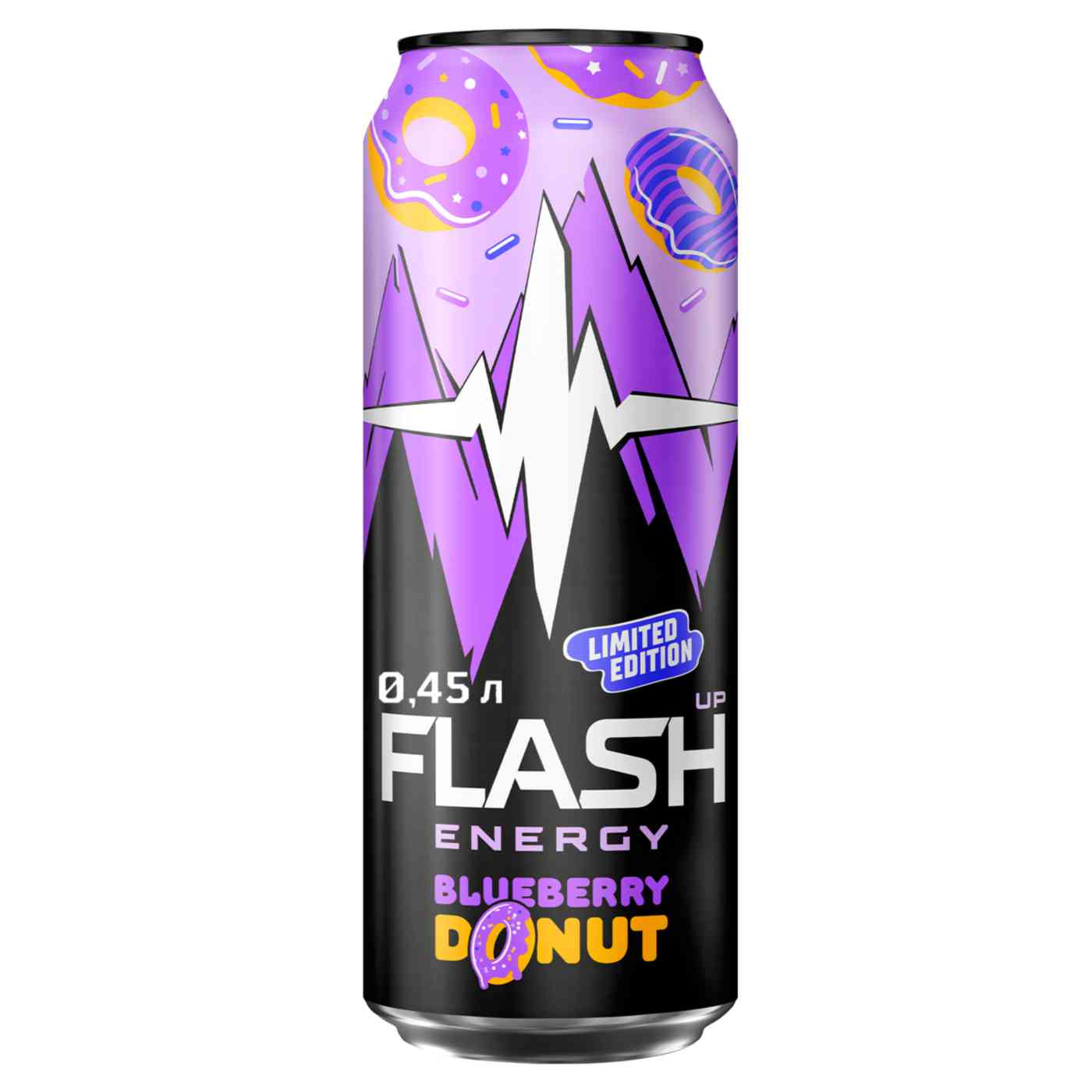 Энергетический напиток Flash Up Energy Черничный пончик