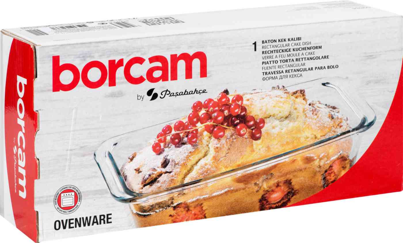 Форма для выпекания кекса Borcam стеклянная 1,12 л