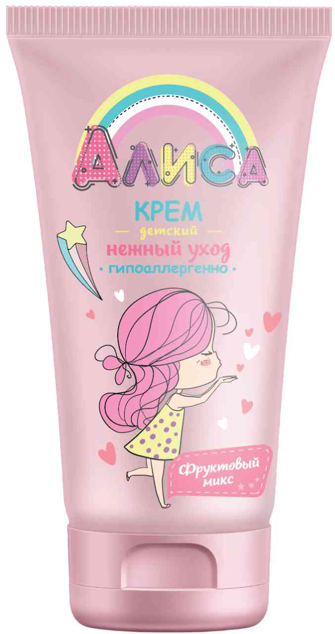 Крем детский Алиса Нежный уход Фруктовый микс, с 2-х лет