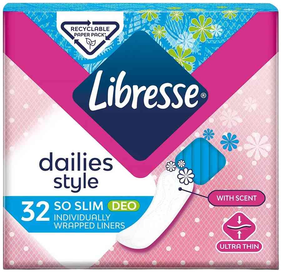 Прокладки ежедневные Libresse Dailies Style So Slim Deo