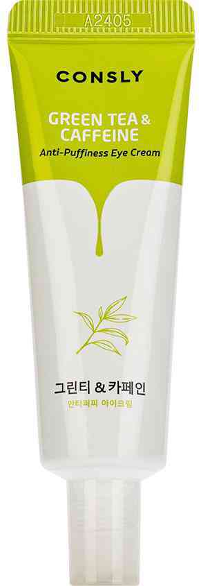 Крем для век Consly Green Tea & Caffeine с кофеином и экстрактом зеленого чая