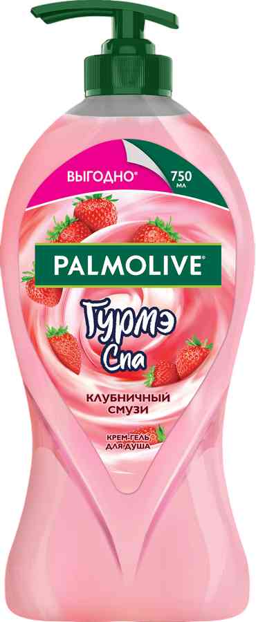 Крем-гель для душа Palmolive Гурмэ Спа клубничный смузи