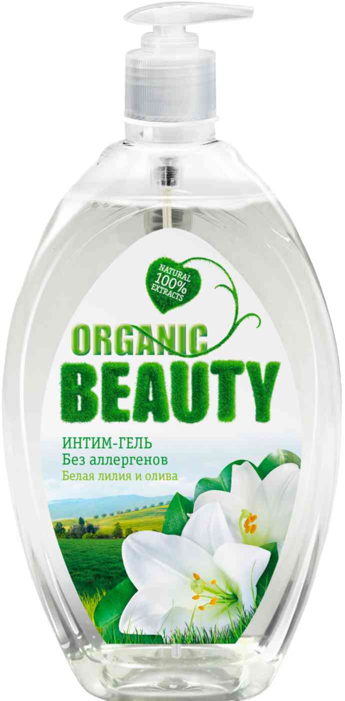 Интим-гель Organic Beauty Белая лилия и олива