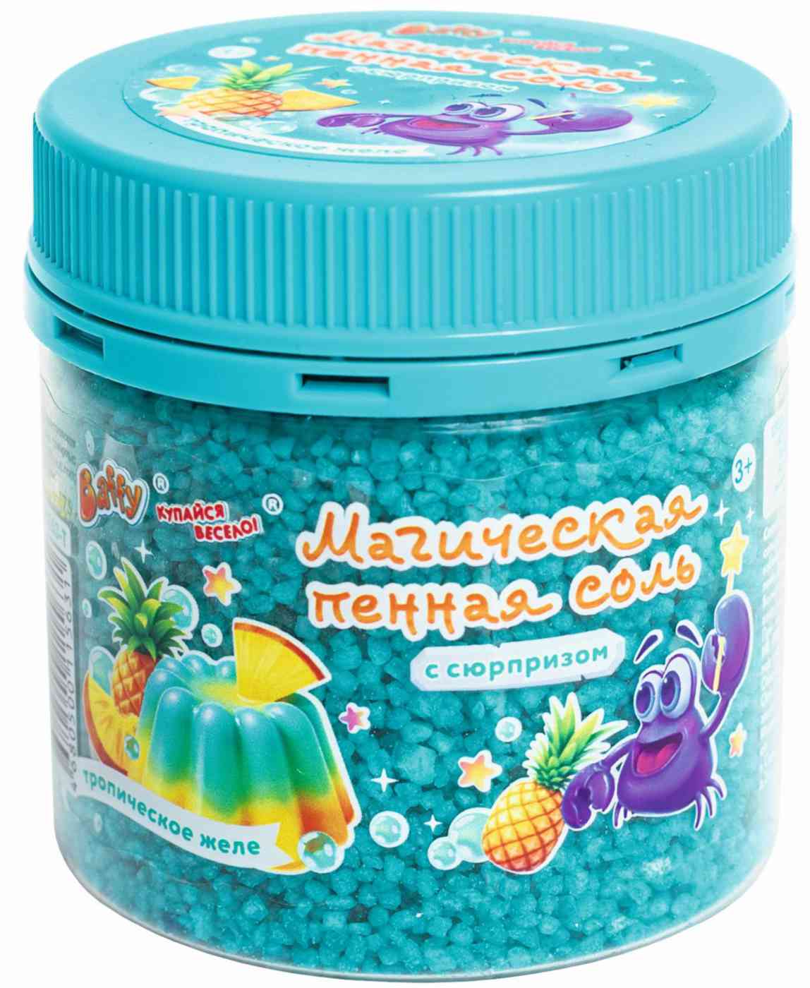 Пенная соль Baffy тропическое желе с сюрпризом