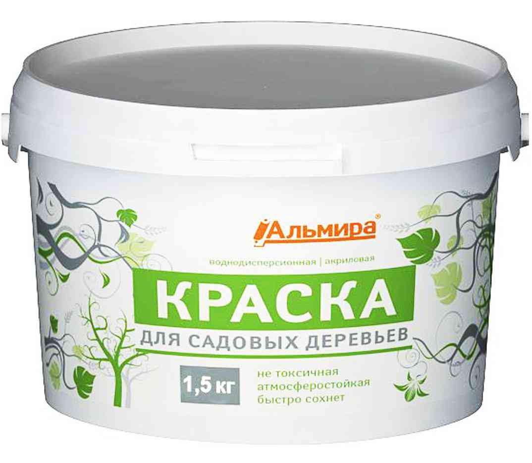 Краска Альмира для деревьев