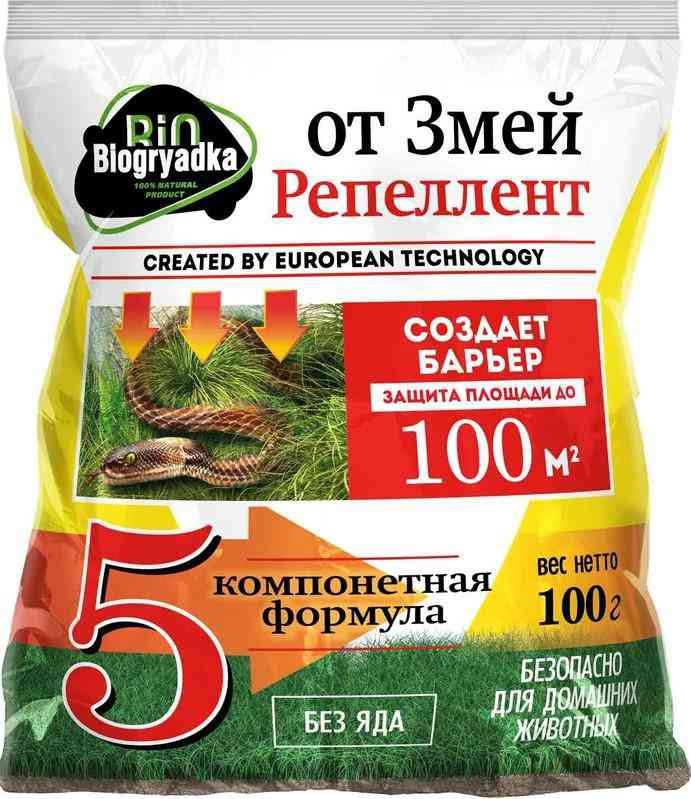 Родентицид от змей Bio грядка в гранулах