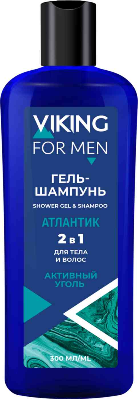 Гель-шампунь 2в1 для тела и волос Viking For Men атлантик