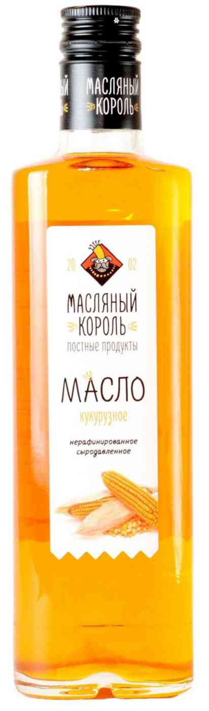 Масло из зародышей кукурузы нерафинированное Масляный король