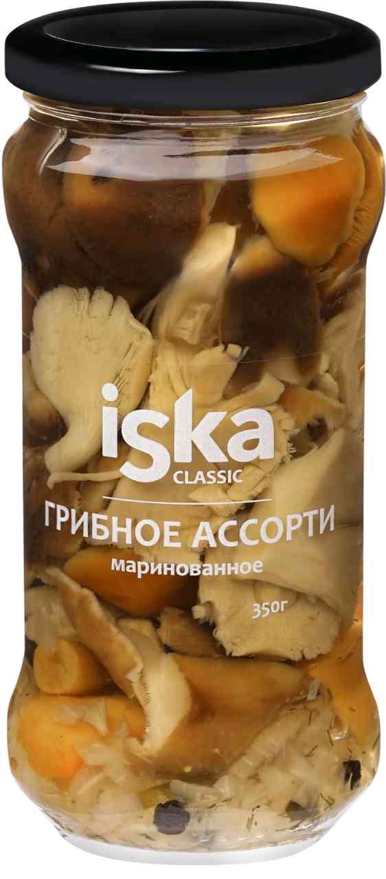 Грибы маринованные Iska ассорти