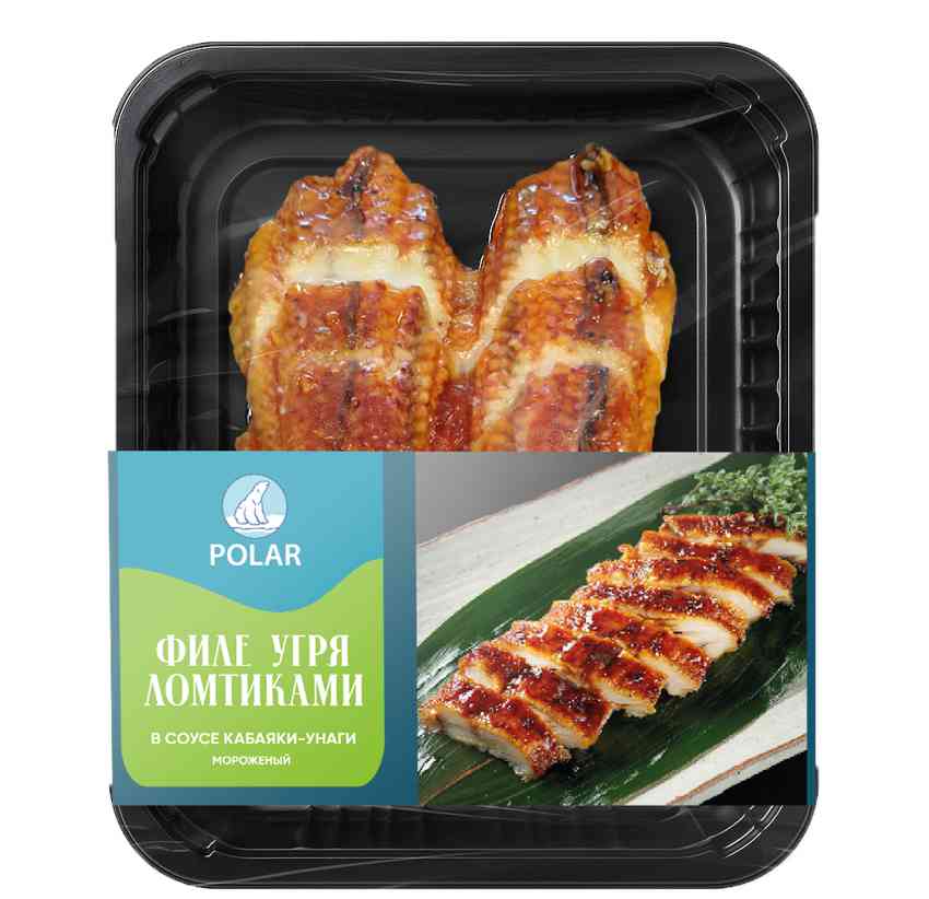 Филе угря копченое ломтиками в соусе кабаяки-унаги в/у Polar