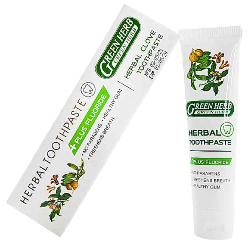 Зубная паста Green Herb отбеливающая с фтором