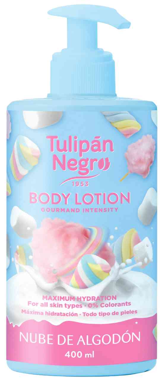 Лосьон для тела Tulipan Negro увлажняющий сахарная вата