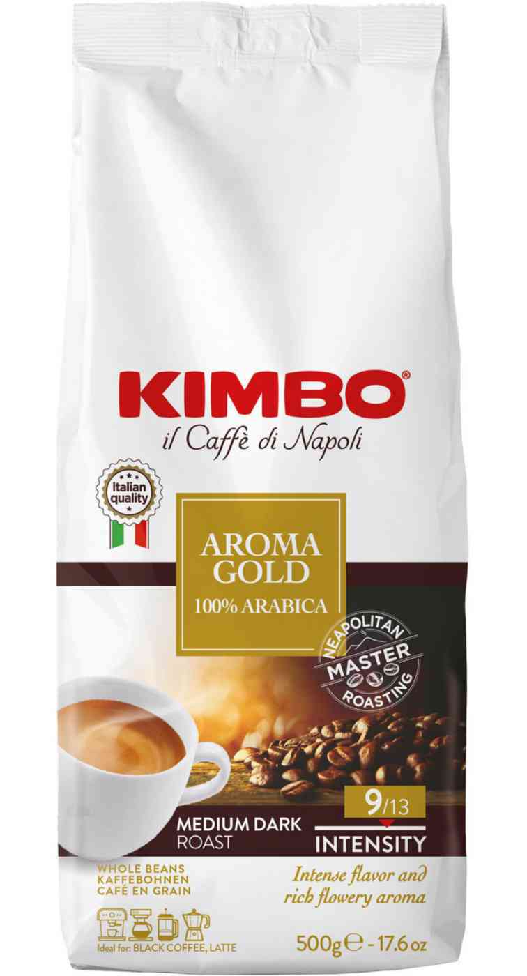 Кофе в зёрнах Kimbo Aroma gold