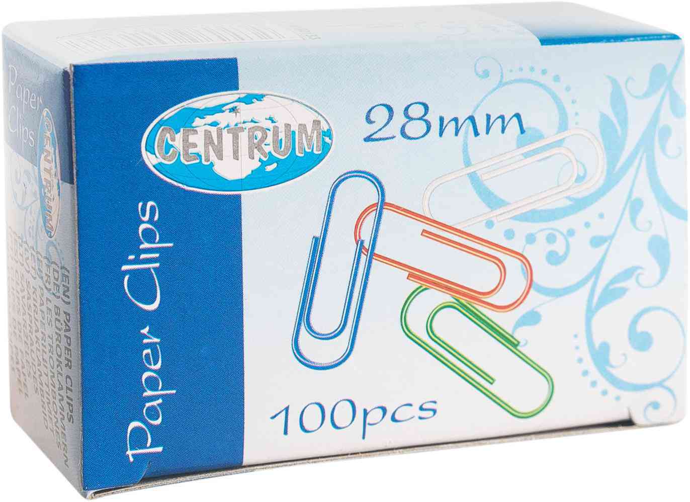Скрепки Centrum цветные